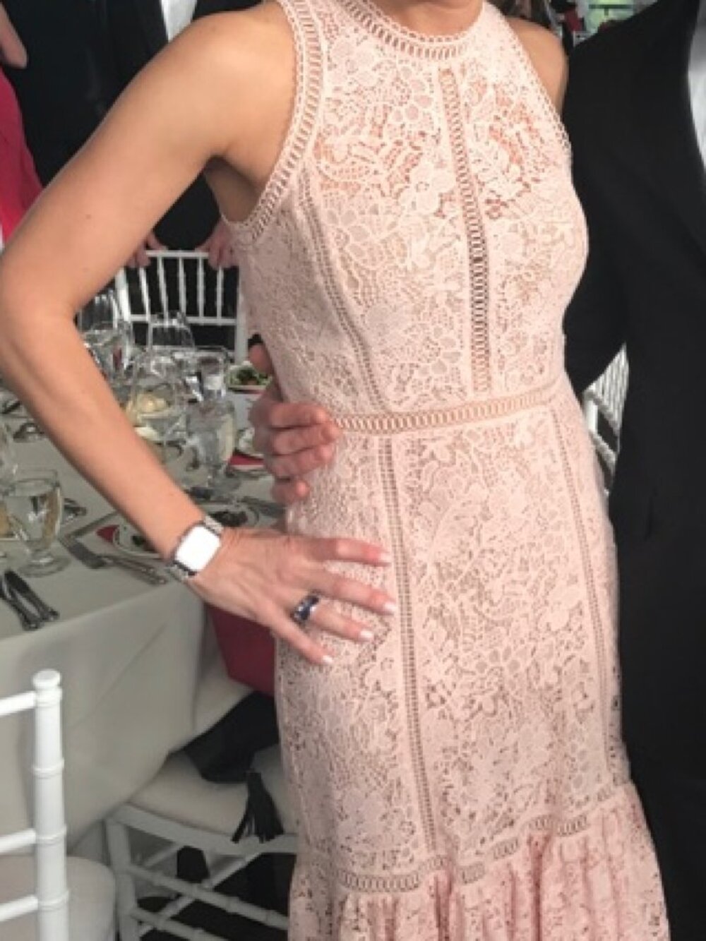 Rebecca Taylor Open Back Crocheted Dress